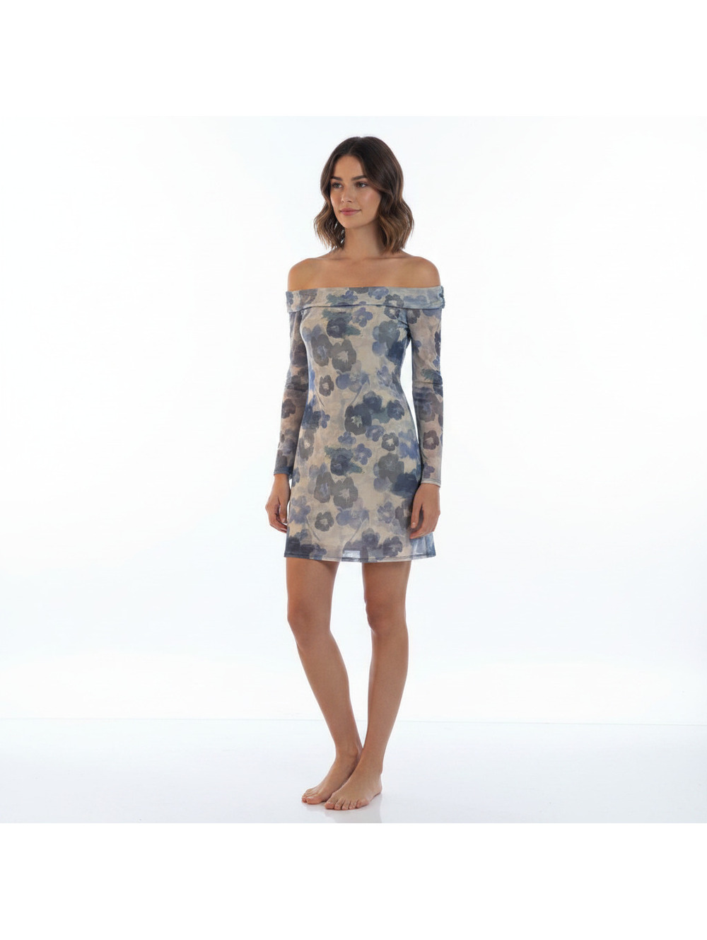 See you Monday By Anthropologie mesh floral dress Size L